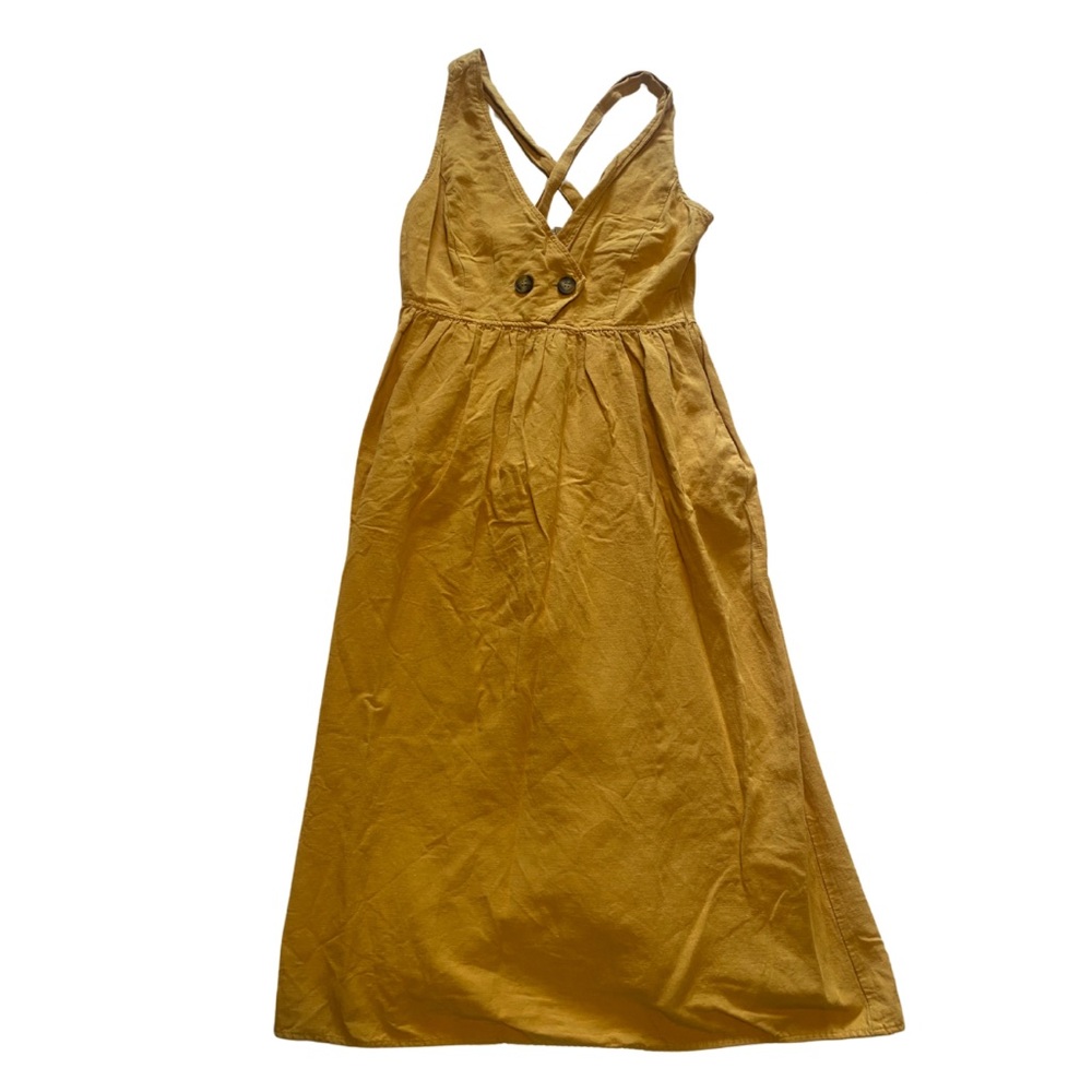 Elegant Mustard Yellow Dress